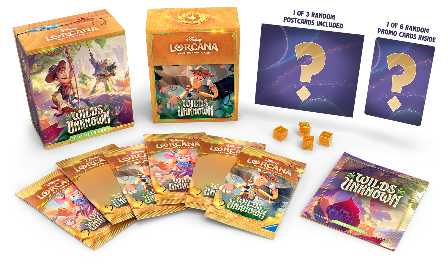 Lorcana Wilds Unknown Pre Release May 9th