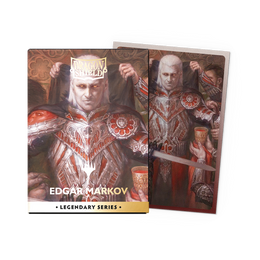 Dragon Shield MTG Legendary Series Edgar Markov Matte Dual Art Sleeves, 100-pack box and sleeve design