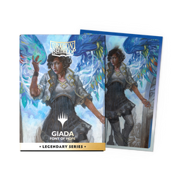 Dragon Shield MTG Legendary Series Giada, Font of Hope Matte Dual Art Sleeves, 100-pack box and sleeve design