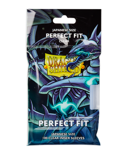 Dragon Shield Japanese Size Perfect Fit Clear inner sleeves, 100-pack front