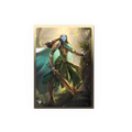 Lathril, Blade of the Elves artwork on a Dragon Shield Matte Dual Art card sleeve