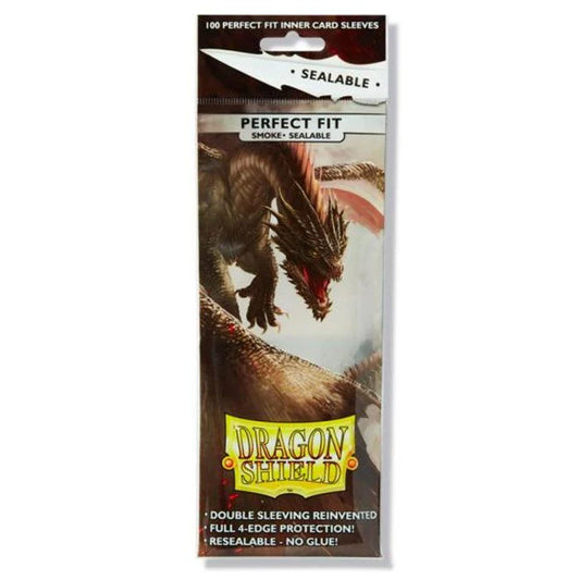 Manchon intérieur fumé scellable Dragon Shield Standard Perfect Fit (100)