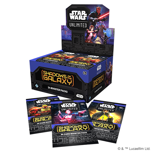 Star Wars: Unlimited Shadows of the Galaxy Booster Box (24 Packs)