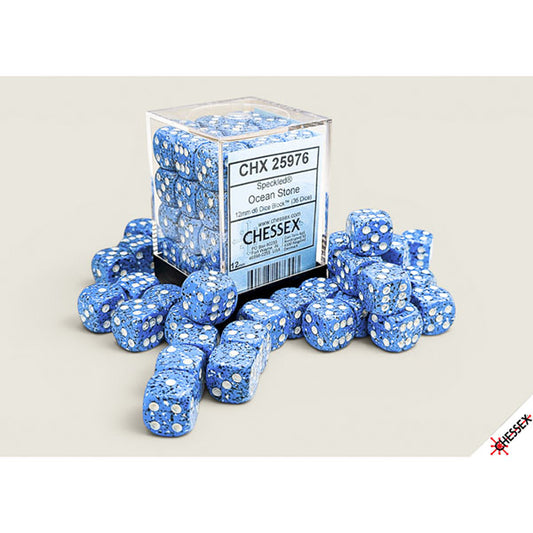 Chessex - Speckled 12mm Dice Block - Ocean Stone