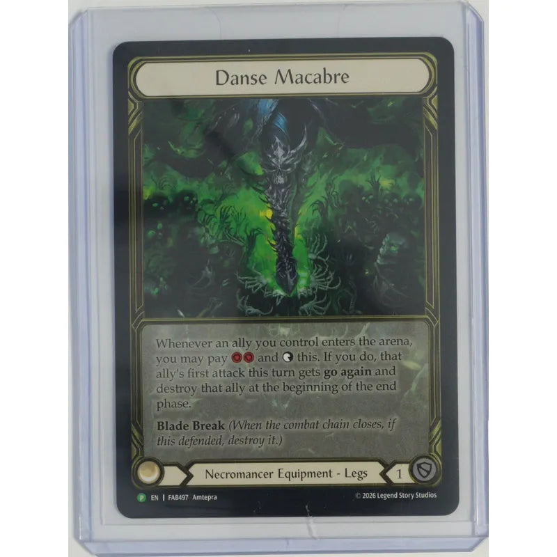 FAB Slab - Danse Macabre Gold Cold Foil Toploader