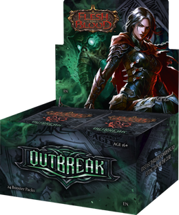 Official Flesh and Blood Outbreak OBK sealed 24-pack booster display box
