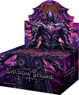 Flesh and Blood Usurp the Shadow Throne Booster Box sealed display of 24 packs