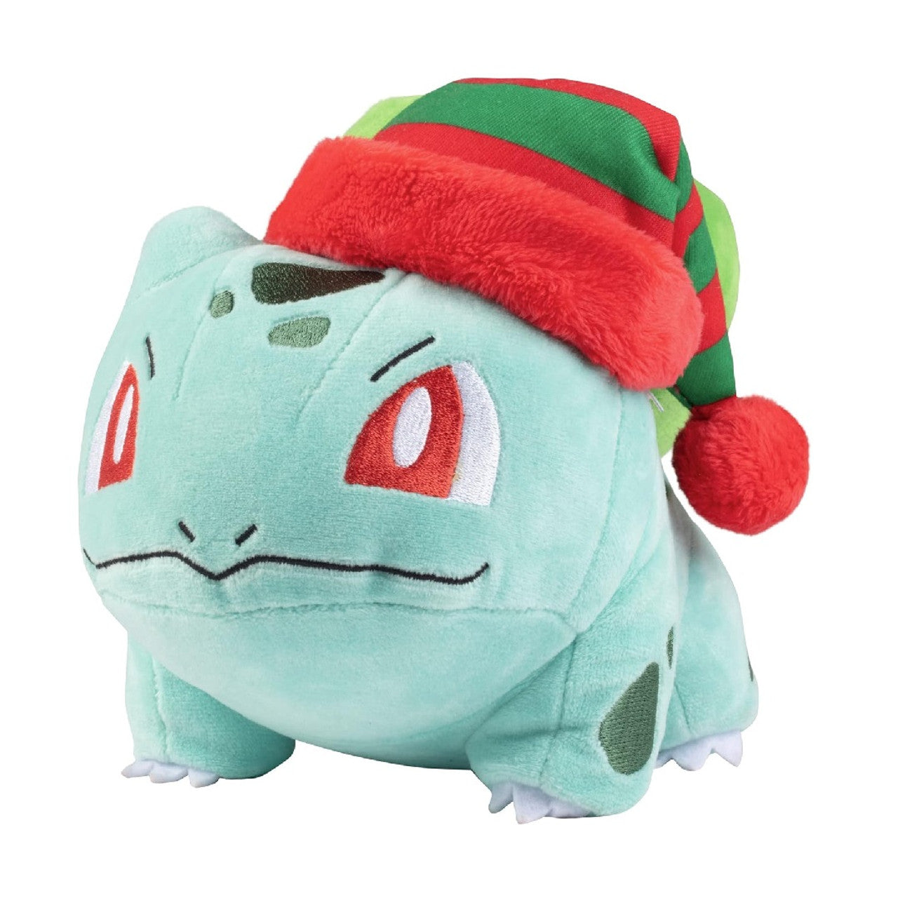 Pokemon 8" Plush - Seasonal Bulbasaur Plush with Santa Hat