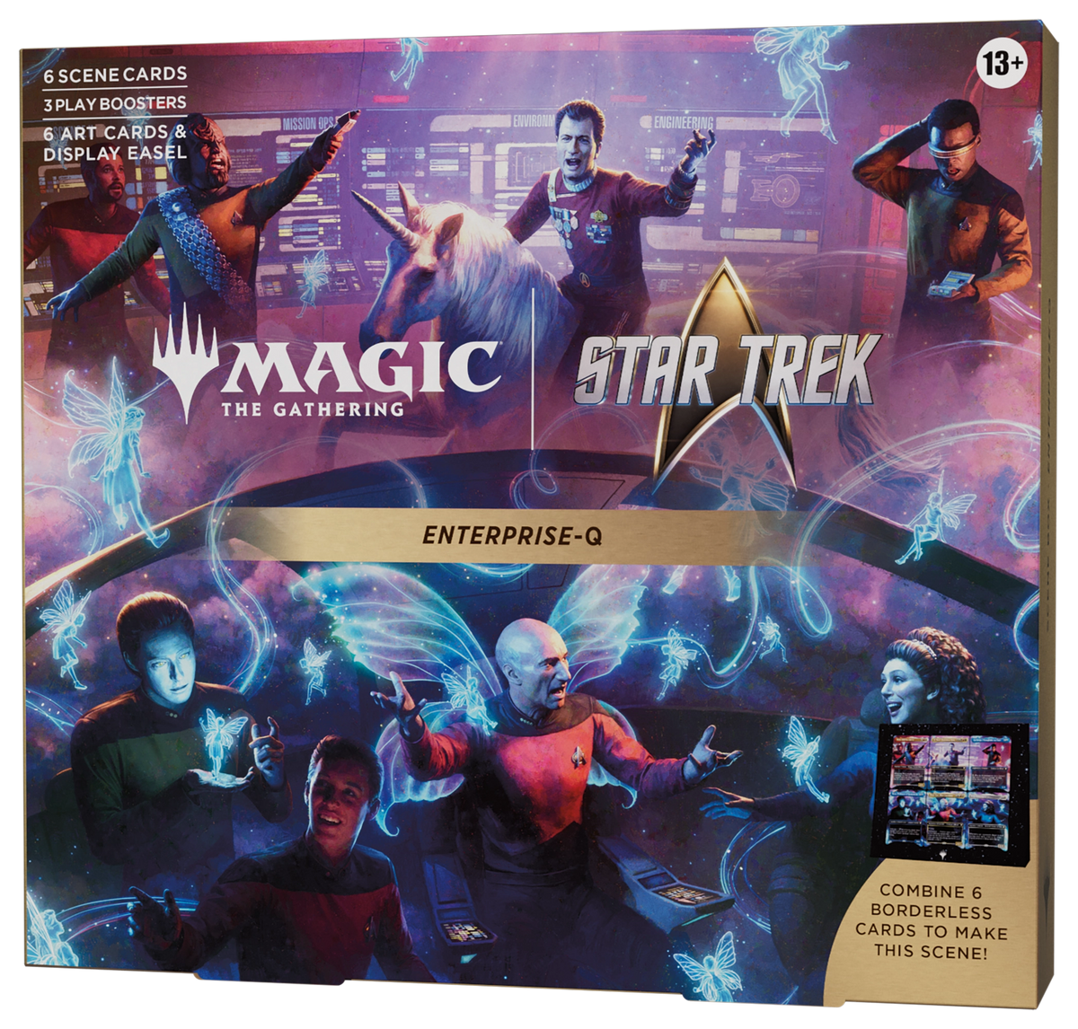 MTG Star Trek Enterprise-Q Scene Box official Wizards of the Coast product artwork