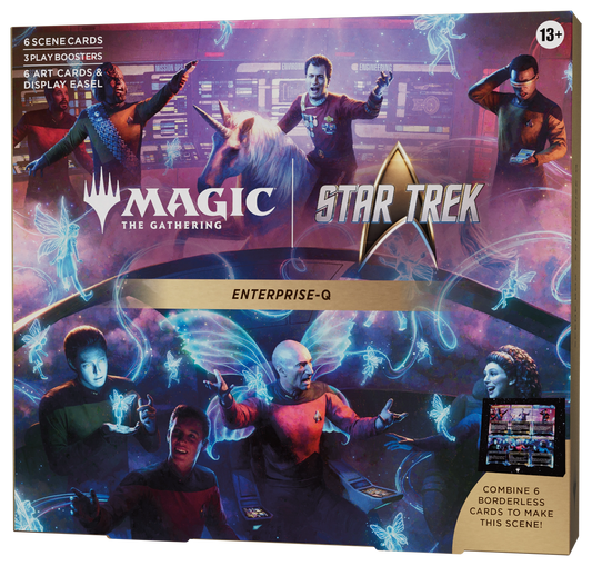 MTG Star Trek Enterprise-Q Scene Box official Wizards of the Coast product artwork