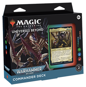 Magic: The Gathering Warhammer 40,000 Tyranid Swarm standard Commander Deck box