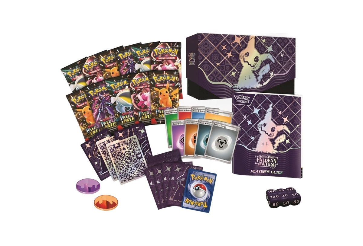 Pokemon Scarlet & Violet 4.5 Paldean Fates Elite Trainer Box