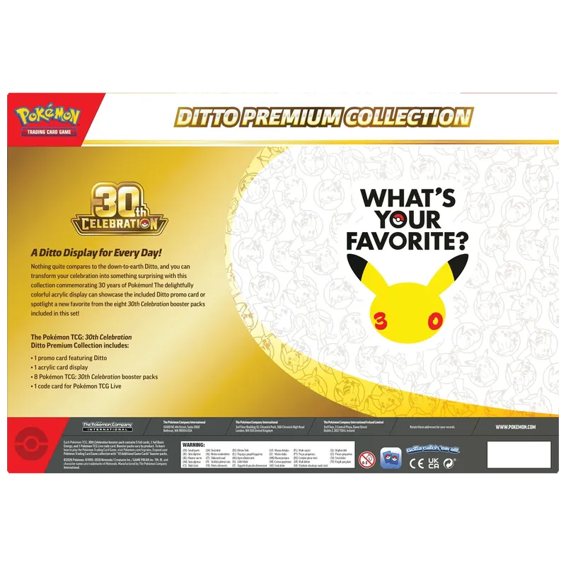 Pokémon TCG: 30th Celebration - Ditto Premium Collection