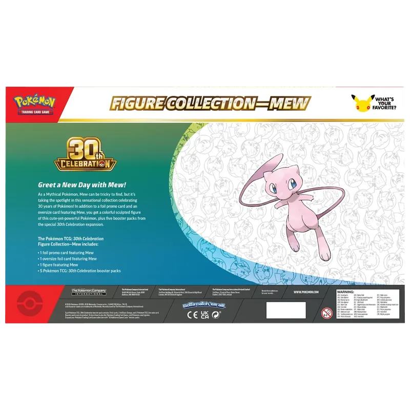 Pokémon TCG: 30th Celebration - Mew Figure Collection