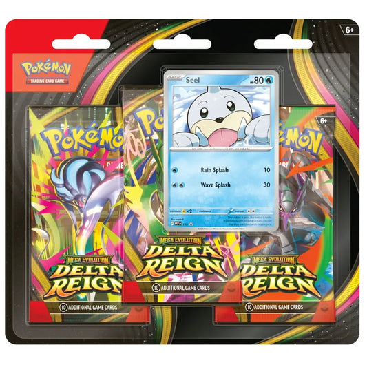 Pokémon TCG: Mega Evolution Delta Reign - 3-Pack Blister (Seel)