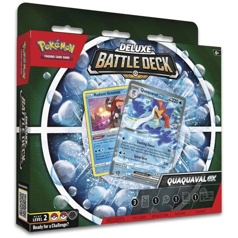 Pokémon TCG: Quaquaval ex Deluxe Battle Deck