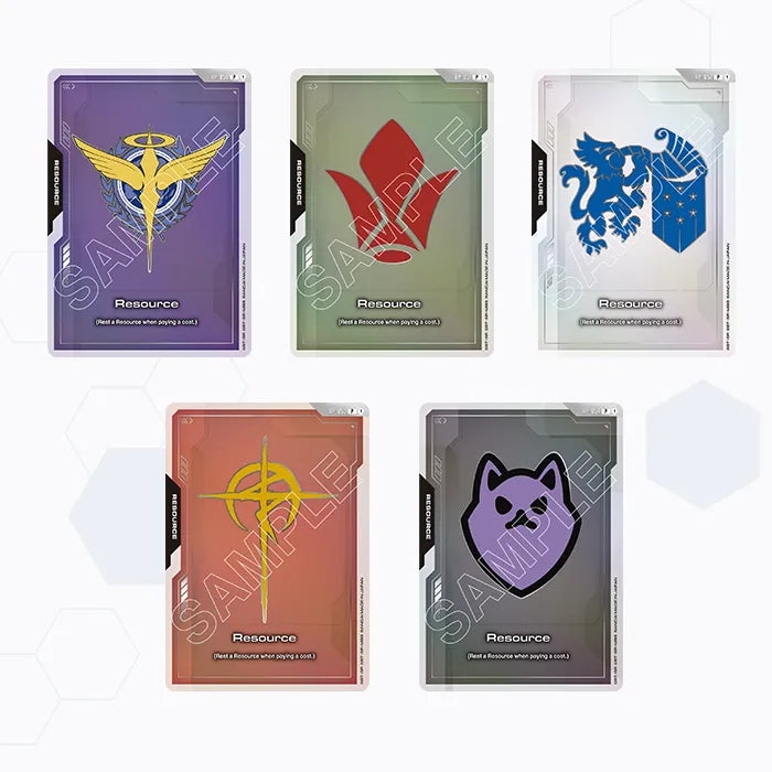 Gundam Card Game: Storage box & Resource set (EVX07)