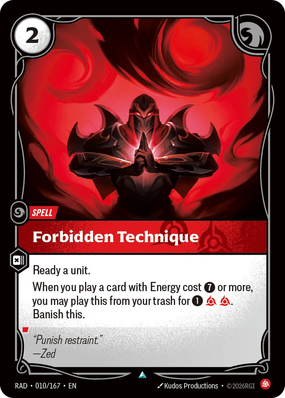 Forbidden Technique - Riftbound Radiance 010