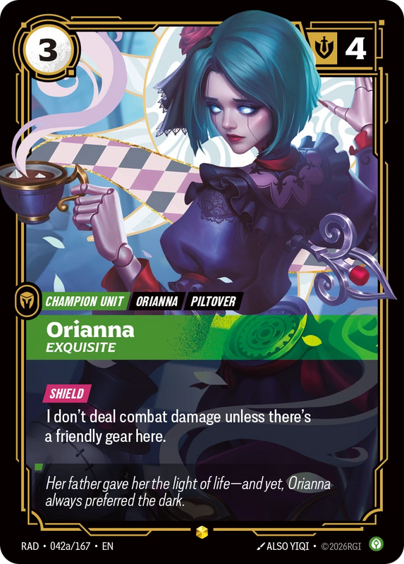 Orianna, Exquisite - Riftbound Radiance 042A