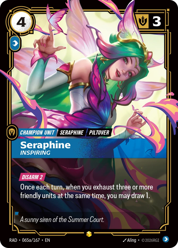 Seraphine, Inspiring - Riftbound Radiance 065A