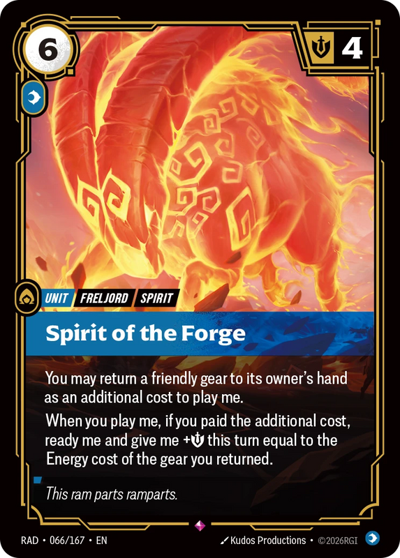Spirit of the Forge - Riftbound Radiance 066
