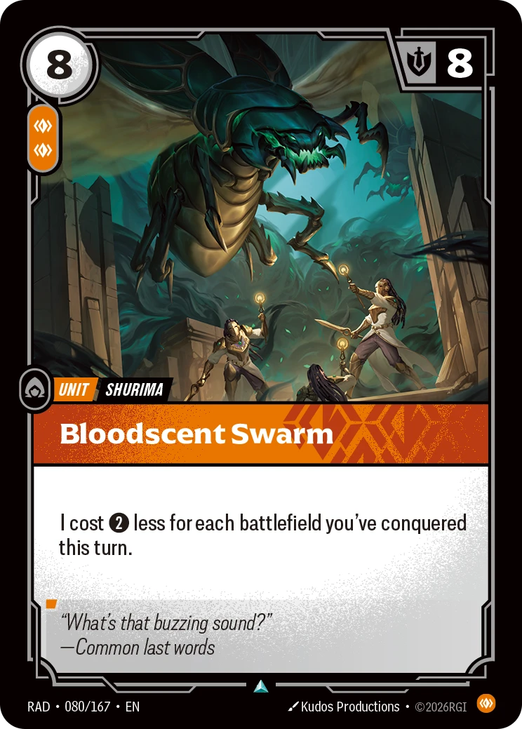 Bloodscent Swarm - Riftbound Radiance 080