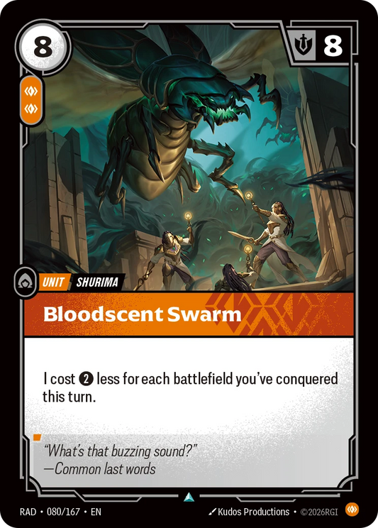 Bloodscent Swarm - Riftbound Radiance 080