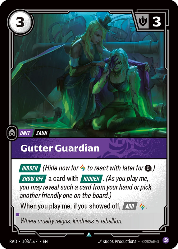 Gutter Guardian - Riftbound Radiance 103