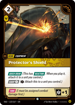 Protector's Shield - Riftbound Radiance 123
