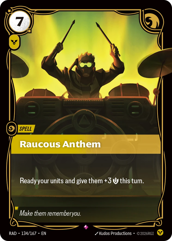 Raucous Anthem - Riftbound Radiance 134