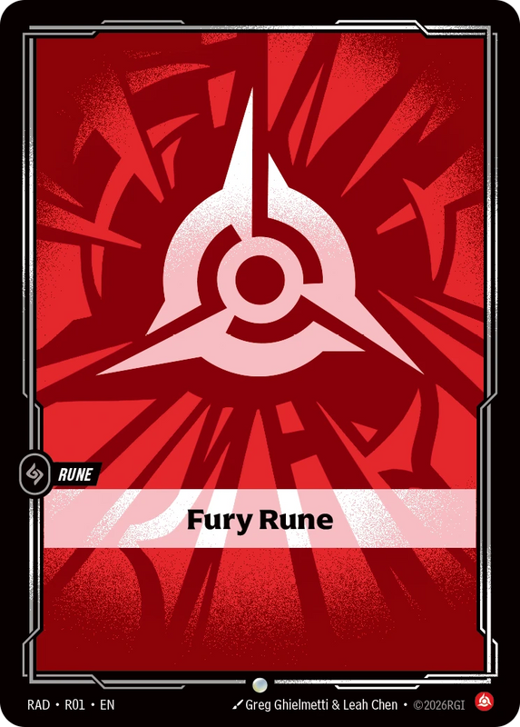 Fury Rune - Riftbound Radiance R01