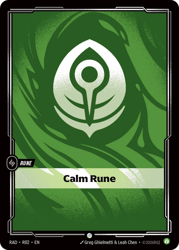 Calm Rune - Riftbound Radiance R02