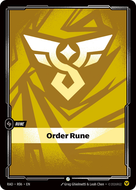 Order Rune - Riftbound Radiance R06
