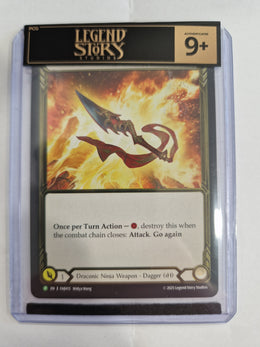 FAB Slab - Kunai of Retribution (Left) Gold Cold Foil Toploader
