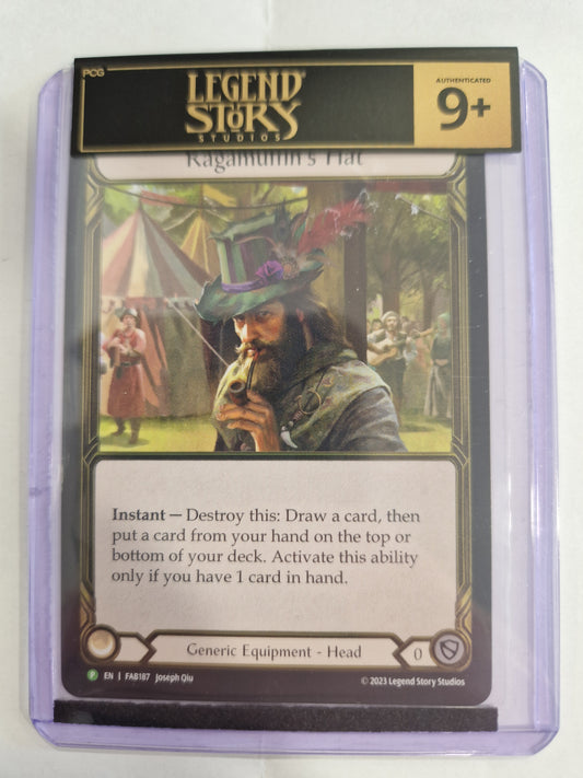 FAB Slab - Ragamuffin's Hat Gold Cold Foil Toploader
