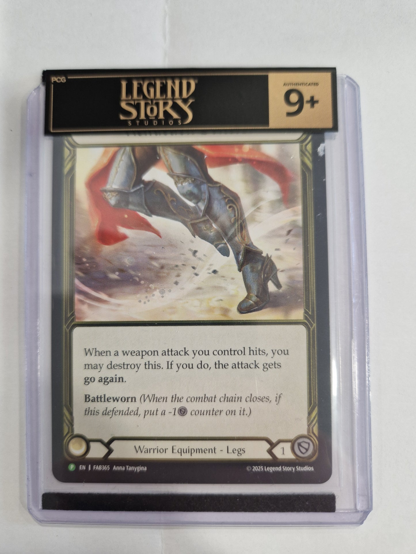 FAB Slab - Refraction Bolters Gold Cold Foil Toploader
