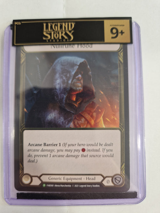 FAB Slab - Nullrune Hood Gold Cold Foil Toploader