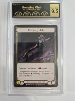 FAB Slab - Romping Club Gold Cold Foil PCG 9.5