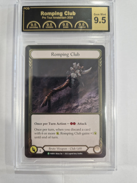 FAB Slab - Romping Club Gold Cold Foil PCG 9.5
