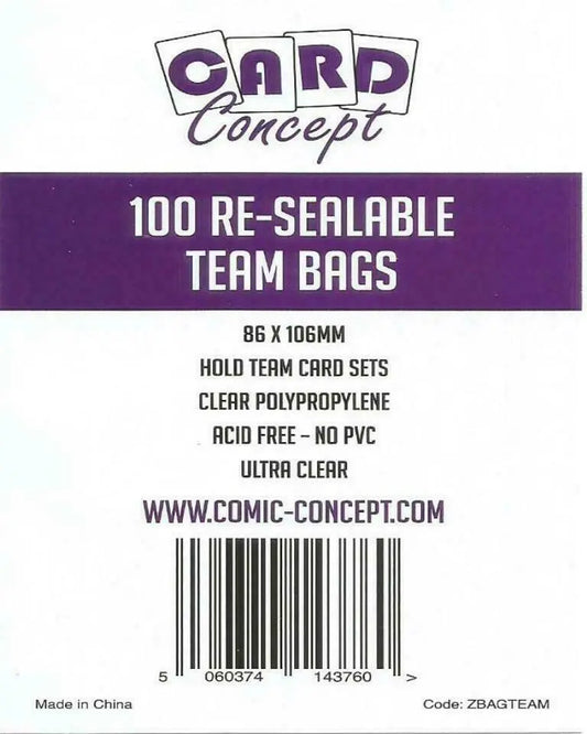 Card Concept Team Bag - 100 Pack