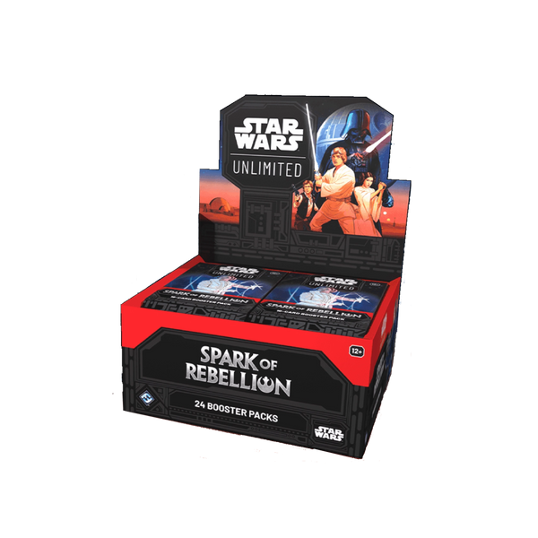 Star Wars : Boîte de boosters Spark of Rebellion illimitée (24 paquets) 