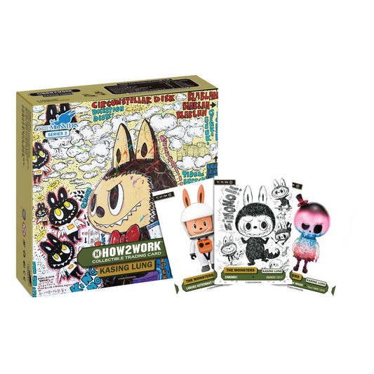 How2work Labubu Collectible Chrome Trading Cards The Monsters Series 3