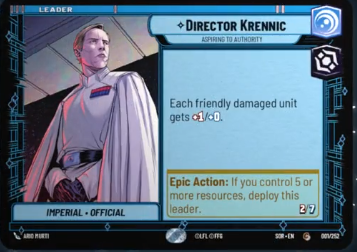 Director Krennic: Aspiring to Authority