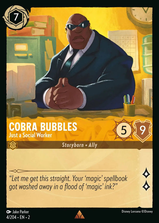 Cobra Bubbles - Juste un travailleur social