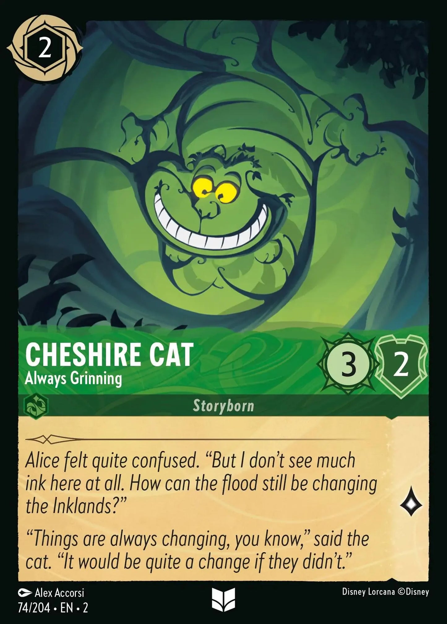 Chat du Cheshire - Toujours souriant
