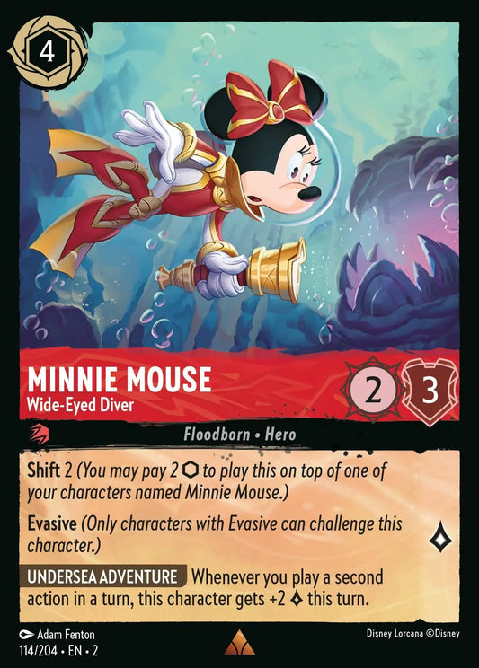 Minnie Mouse - Plongeuse aux yeux écarquillés