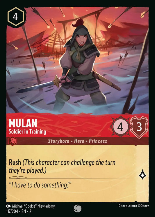 Mulan - Soldat en formation