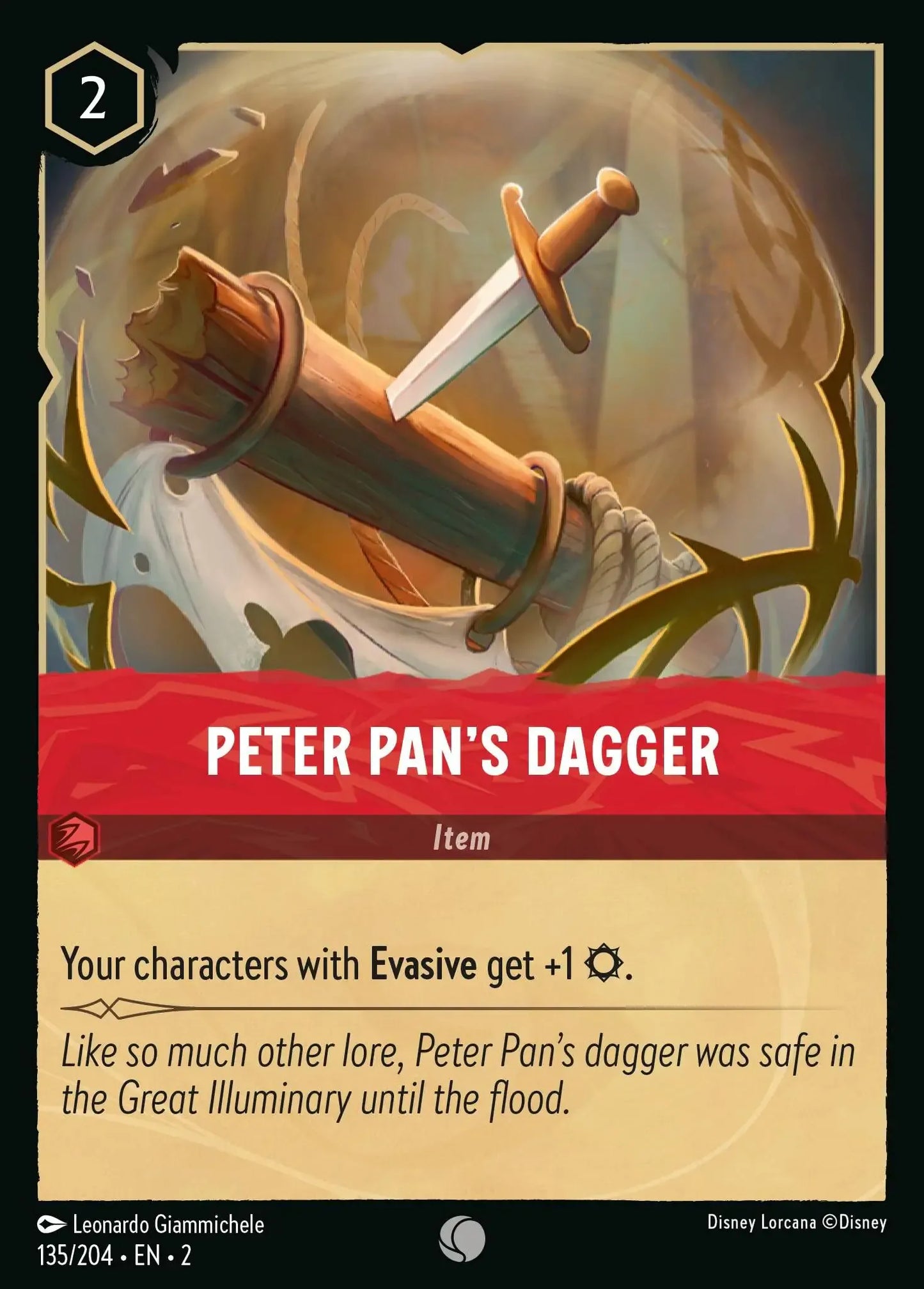 Le poignard de Peter Pan