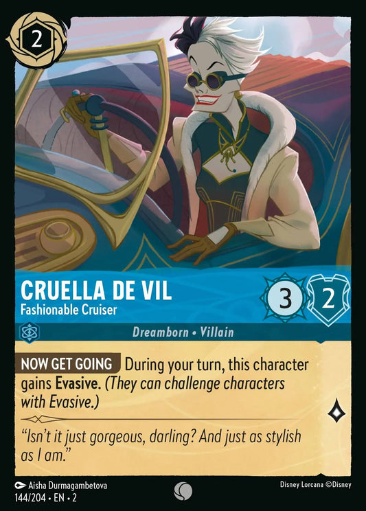 Cruella De Vil - ファッショナブルなクルーザー