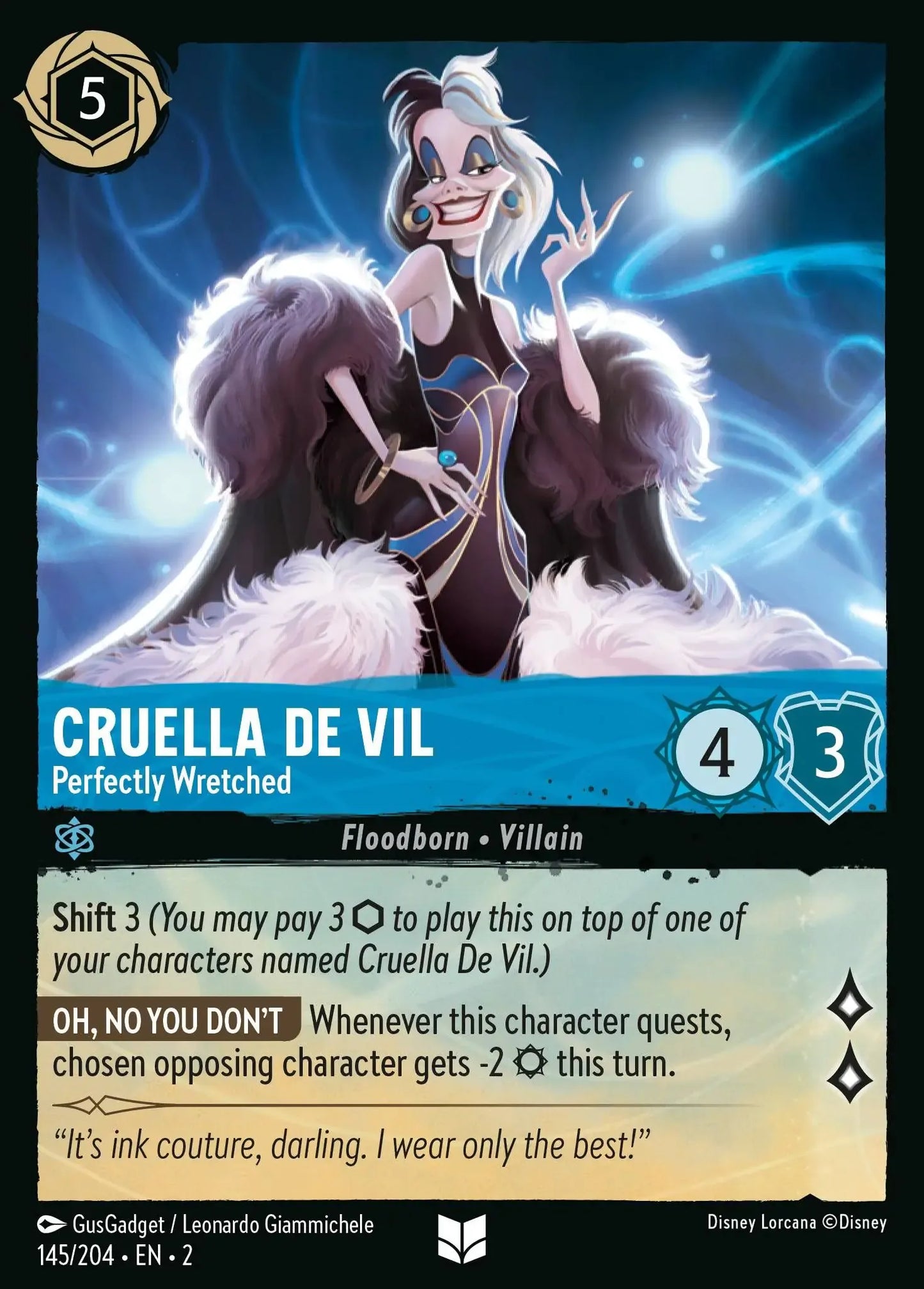 Cruella De Vil - 完全に悲惨